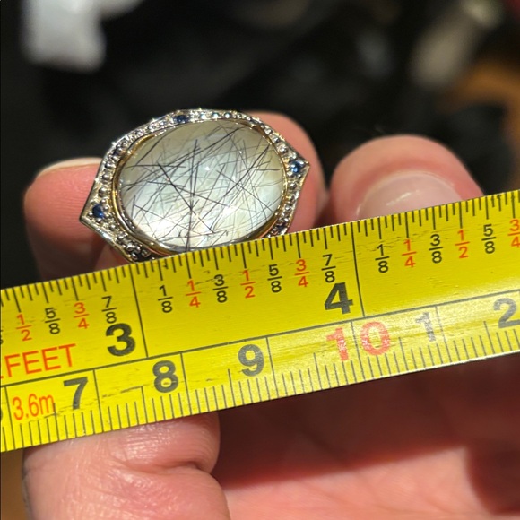 Beautiful Rutile Quartz ring - Picture 9 of 11